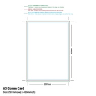 Art Card Color Printing A3 Single Side Print [Matt/Gloss] Art card 1 side Poster Kertas Seni Print