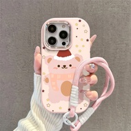 Samsung Case+bracelet Case Silicone Star Casing Samsung A07 A06 a25 5G A55 A56 5G A36 A15 S24 ULTRA 