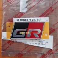 Original YARIS CROSS GR rear GR Logo Emblem