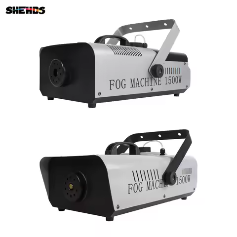 SHEHDS 1500W DMX Smoke Machine with Wireless Remote LED Fog Machine DJ Lights Disco Lighting Stage