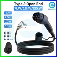 ⚡Type 2 EV Charger Cable Replacement Wallbox Open End EV Car Charging Station Fast Charging