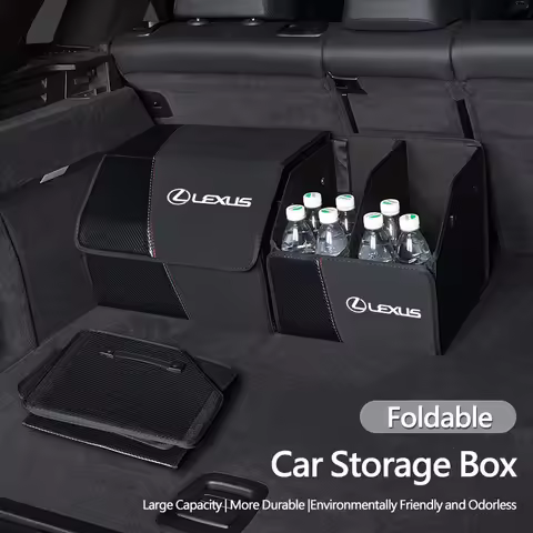 Lexus Folding Car Trunk Organizer Box Storage Bag Tools Tidying For Lexus RX350 Ct200h RX400h LX570 