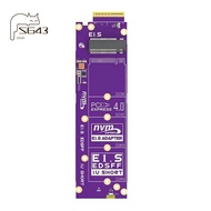 2230-2280 SSD M. 2 NVMe to E1. S Adapter PCIe 4.0 X4(64Gbps), EDSFF E1. S Converter, Hot Swap, for S