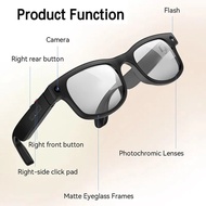 AI Smart Glasses HD Photo Video Voice Anti-Blue Light Smart AI Glasses 800W pixel Call Translation