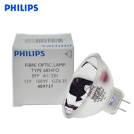 Philips PHILIPS Cawan Lampu Halogen 6834FO 12V 100W Peralatan Mentol Mikroskop Lampu Instrumen Mento