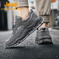 Jeep Jeep Men's Anti-Slip Wear-Resistant Hiking Shoes Breathable Old Shoes Outdoor Waterproof Shock-