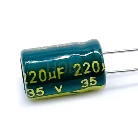 20PCS 220uF 35V Aluminum Electrolytic Capacitor 8x12mm Low ESR High Frequency 35WV 220MFD 35VDC 35V2