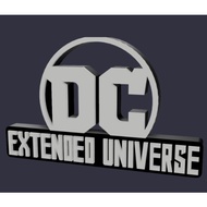 DC Extended Universe 3D Logo Or Fridge Magnet