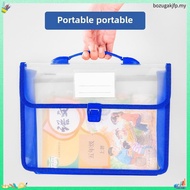 A4 SIZE MULTICOLOUR EXPANDING FILE WITH HANDLE / A4 SIZE FILE BAG WITH HANDLE