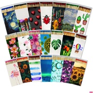 Box & Bean Matchbox Designs of Your Choice (2 Unique Box Designs with 4" Matches) | Decorative & Fes