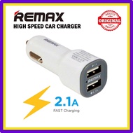 ORIGINAL REMAX CC201 Dual USB Port 2.1 A Output Car Charger CC-201 Remax Car Charger High Speed Fast