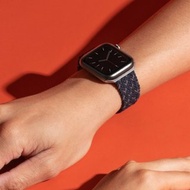 Apple Watch 42/44/45mm Aspen DE潑水編織錶帶-海藍