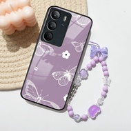 GANTUNGAN Latest Glossy Glass Softcase + Realme C71 C75x Hanging Strap [SCK06] Realme C71 Case - Rea