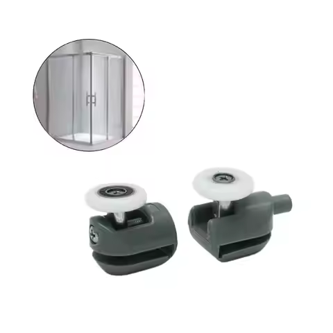 2pcs Shower Rooms Cabins Pulley amp;Shower Room Roller /Runners/Wheels/Pulleys Diameter 23/25mm