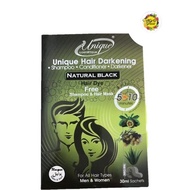 Unique Hair Darkening Shampoo Natural Black 30ml