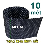 10 METERS V6 nursery pot 60CM HIGH, 6mm thick, cut according to customer's length, free screws-77903
