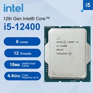 Intel New Core i5-12400 i5 12400 2.5 GHz 6-Core 12-Thread CPU Processor 10NM L3=18M 65W LGA 1700 Gam