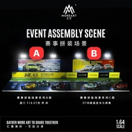 MoreArt 1/64 Racing Assembly Scene Series Le Mans 24-hour FIA GT / DTM