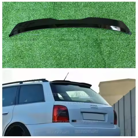 Rear Spoiler Wing For Audi S4 B5 1999-2001 High Quality ABS Plastic Glossy Black Car Accessories S4 
