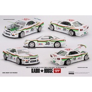 Mini GT X Kaido House Nissan Skyline GT-R (R34) Tamiya X Kaido House The Grasshopper V1 White #KHMG1