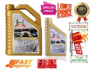 Platinum Oil Synthetic Gold 10W-40 with  ZFT (4L &amp; 1L) Engine Oil Minyak Hitam Kereta Original - FREE SHIPPING