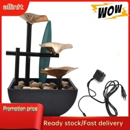 Allinit Wrought Iron Flowing Water Ornaments Fountain Feng Shui For Home TV