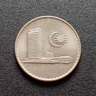 Koin Malaysia 20 Sen Gedung | Uang Kuno Luar Asing Mancanegara TP5mg