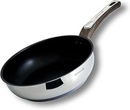 Kevnhaun KVDP26 Stainless Steel Deep Pan, 10.2 inches (26 cm), Fluorine Resin Treatment, Easy to Cle