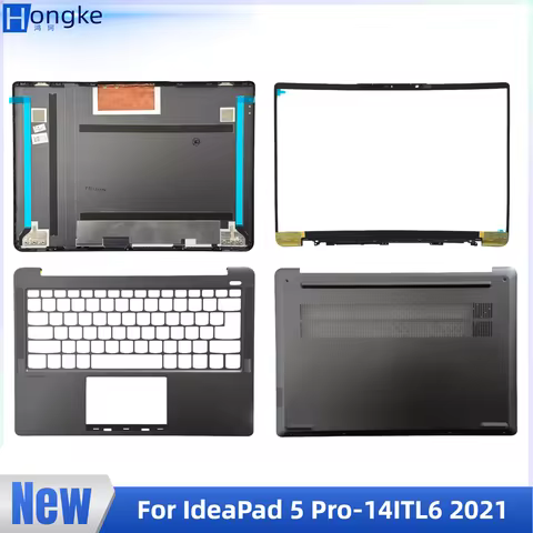 New For Lenovo IdeaPad 5 Pro-14ITL6 2021 Air-14+ACN Laptop LCD Screen Back Cover Front Bezel Palmres