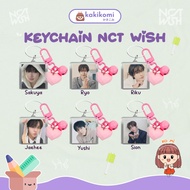 GANTUNGAN NCT Wish Keychain NCT Wish Double Sided Yushi Sakuya Keychain