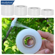 STUDYTOOL 100M/Roll Nursery Grafting Tape Roll Stretchable Self-adhesive Degradable White Grafting T