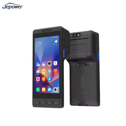 Android Handheld PDA Terminal with Built-in 58mm Portable Thermal Printer 1D 2D Barcode Scanner Pda 