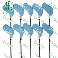 LANFY2 Golf Iron Headcover 10 Pcs/Set Golf Putter Iron Wedge Protector Iron Pole Cover Golf Club Cov