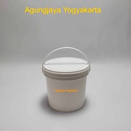 Pail 1 Kg White HDPE 47 g HDPE Bucket/ Pail Bucket/ Paint Bucket/ 1 Kg Bucket/