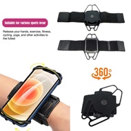 360 Degree Rotatable Wrist Phone Bag Running Arm Phone Holder With Elastic Band Cycling Phone Q6n1
