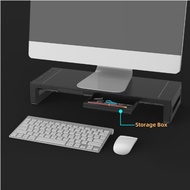 Ergonomic desktop monitor stand desktop storage computer stand