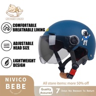 NIVICO BEBE Safety Helmet For Kids Thickened Adjustable Motorcycle Cartoon kids Helmet