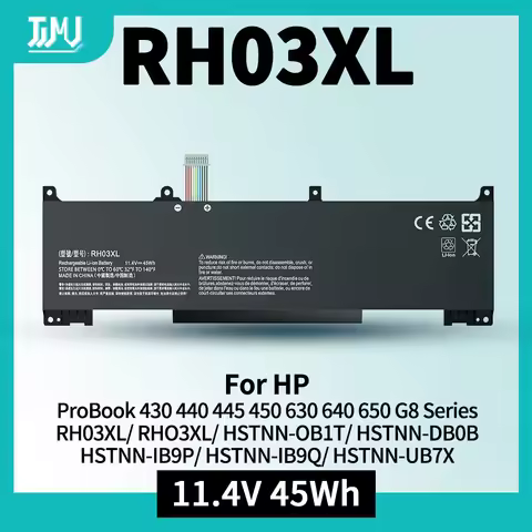 45Wh RH03XL M02027-005 M01524-1D1 Laptop Battery for HP ProBook 430 440 445 450 630 640 650 G8 Serie