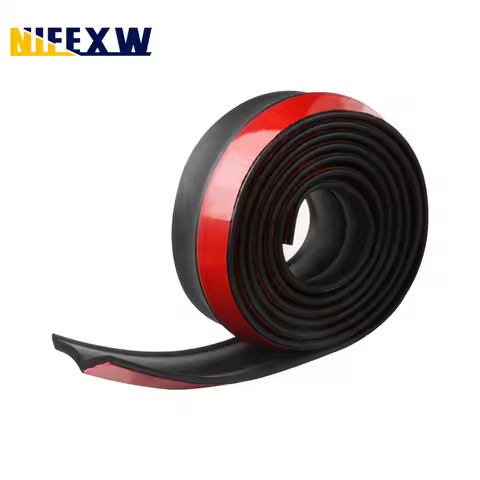 Universal Front Bumper Spoiler Lips Car Bumper Lip Protection Stickers Car Front Bumper Lip Rubber C