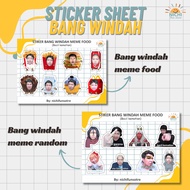 STICKER SHEET MEME BANG WINDAH