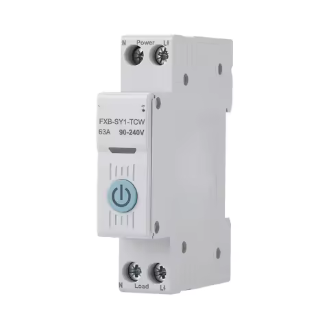 For Smart Home Environment 63A Energy Metering Breaker Real Time Energy Usage Monitoring Remote Cont