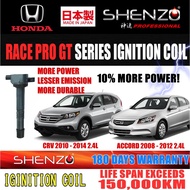 Shenzo Pro Series Ignition Plug Coil 30520-R40-007 / 30520-RL5-A01 for Honda K24 Engine CRV / Accord