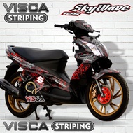 Stiker Striping Suzuki Skywave Full Body Variasi hayabusa