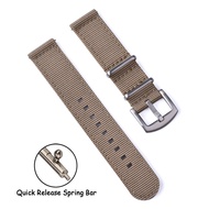 Quick Release Nato Strap Durable Nylon Watch Strap 18mm 20mm 22mm Universal Nato Watchband for men a