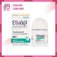 Lăn Khử Mùi ETIAXIL Dành Cho Da Nhạy Cảm Aisselles Sensibles 15ml - Nhãn Xanh Cho Da Nhạy Cảm 15ml -