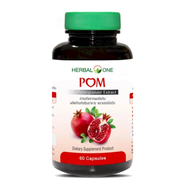 Herbal One POM Pomegratrate 60 Capsules เฮอร์บัลวัน ปอม สารสกัดจากเมล็ดทับทิม อ้วยอันโอสถ