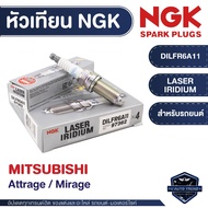 NGK Spark Plug LASER IRIDIUM Model DILFR6A11 For MITSUBISHI Attrage 2014 Mirage 2012