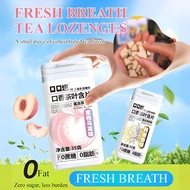 【 0 Sugar】Fresh Breath Tablet Green Tea Herbal Bad Breath Remover Halal Green Tea Breath Freshener T