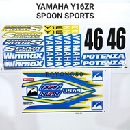 YAMAHA Y16 Y16ZR SPOON SPORTS EDITION BODY STICKER