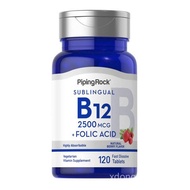 B12 2500 mcg + Asid Folik 400 mcg, 120 Tablet Larut Cepat 6H23